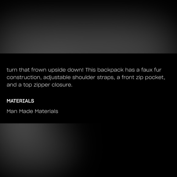 NWT Dolls Kill Current Mood Case of The Grumpies Fuzzy Backpack in Furry Green - Picture 16 of 16